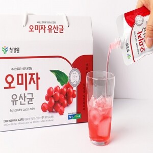 청강원 오미자 유산균 선물용 100ml 20팩
